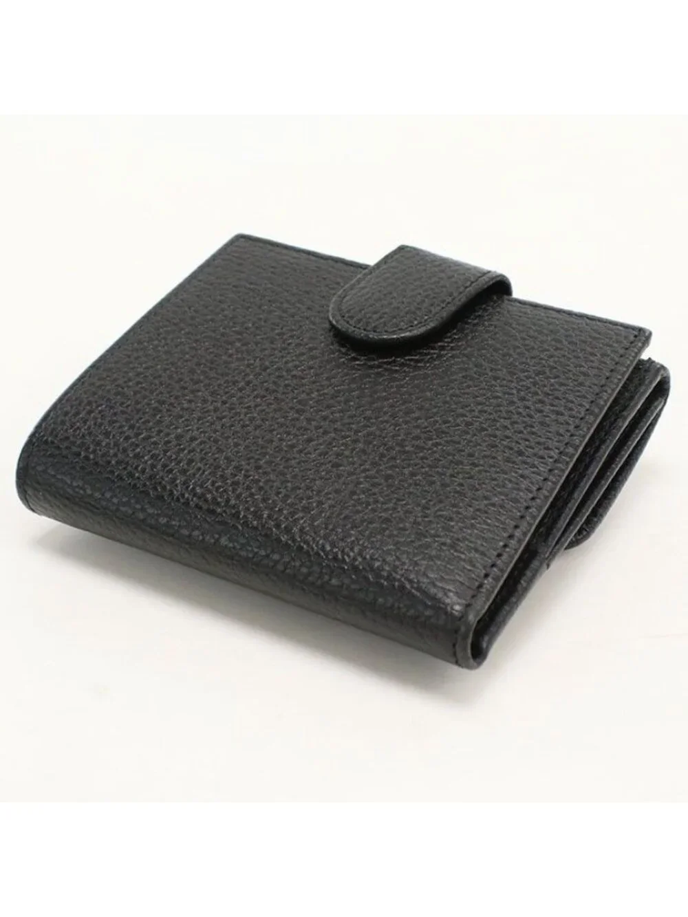 Gucci Hook Interlocking Bifold Wallet Leather